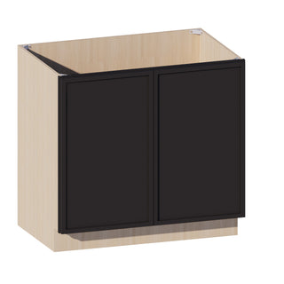 Slim Iron Black - 36"W Full-Height Door Base Cabinet
