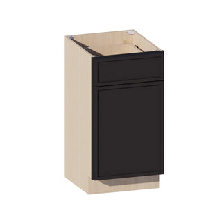 Slim Iron Black - 18"W Trash Pull-Out Base Cabinet
