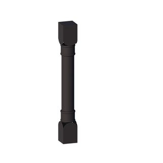 Iron Black - 3"W × 34-1/2"L Classic Decorative Leg
