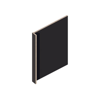 Iron Black - 24"W × 34-1/2"L Dishwasher Return Panel