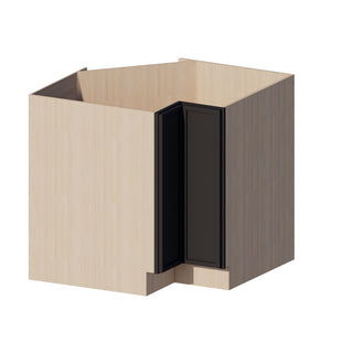 Slim Iron Black - 36"W Lazy Susan Base Cabinet