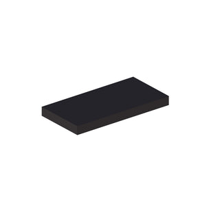 Iron Black - 24"W × 2-1/16"H Floating Shelf