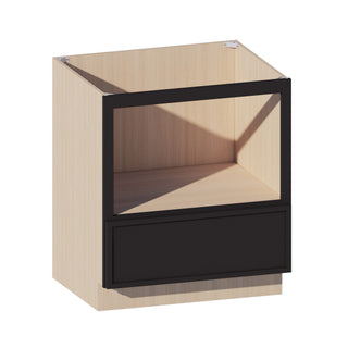 Slim Iron Black - 30"W Microwave Base Cabinet