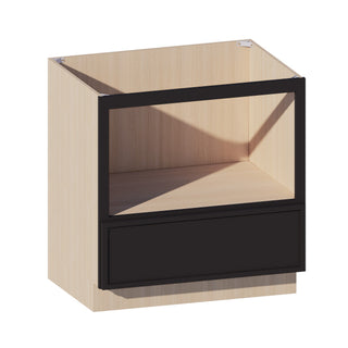 Slim Iron Black - 33"W Microwave Base Cabinet