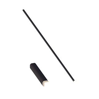 Iron Black - 3/4"W × 96"L Outside Corner Molding