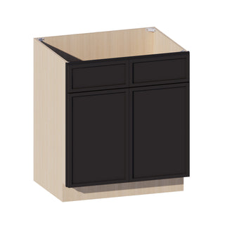 Slim Iron Black - 30"W Sink Base Cabinet