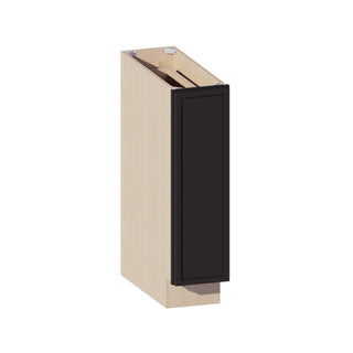 Slim Iron Black - 09"W Spice Pull-Out Rack Base Cabinet