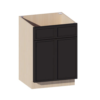 Slim Iron Black - 24"W Vanity Sink Base Cabinet