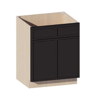 Slim Iron Black - 27"W Vanity Sink Base Cabinet