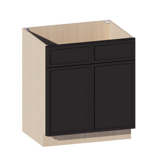 Slim Iron Black - 30"W Vanity Sink Base Cabinet