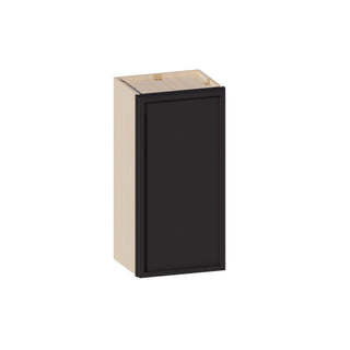 Slim Iron Black - 15"W × 30"H Standard Wall Cabinet