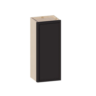 Slim Iron Black - 15"W × 36"H Standard Wall Cabinet