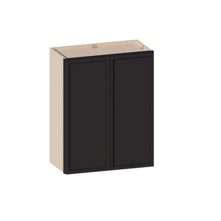Slim Iron Black - 24"W × 30"H Standard Wall Cabinet