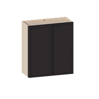 Slim Iron Black - 27"W × 30"H Standard Wall Cabinet