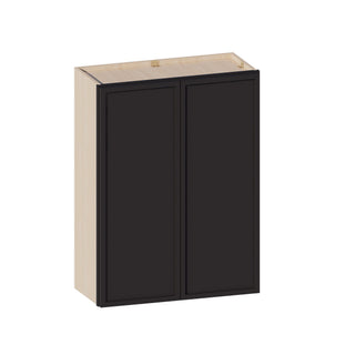 Slim Iron Black - 27"W × 36"H Standard Wall Cabinet
