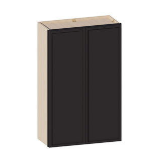 Slim Iron Black - 27"W × 42"H Standard Wall Cabinet