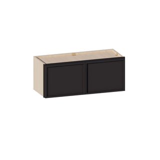 Slim Iron Black - 30"W × 12"H Standard Wall Cabinet