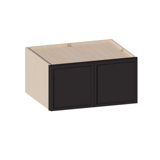 Slim Iron Black - 30"W × 15"H Deep (24") Wall Bridge Cabinet