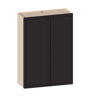 Slim Iron Black - 30"W × 42"H Standard Wall Cabinet