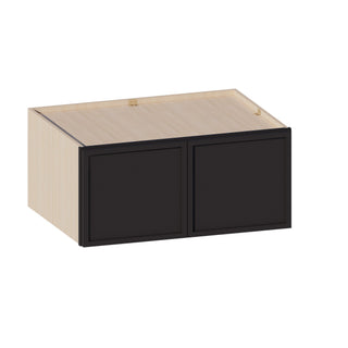 Slim Iron Black - 33"W × 15"H Deep (24") Wall Bridge Cabinet