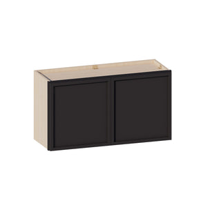 Slim Iron Black - 33"W × 18"H Standard Wall Cabinet