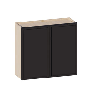 Slim Iron Black - 33"W × 30"H Standard Wall Cabinet