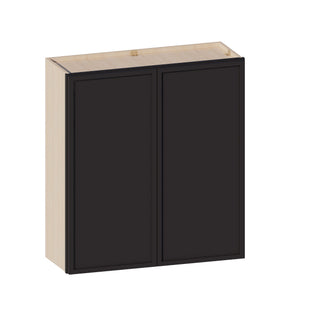 Slim Iron Black - 33"W × 36"H Standard Wall Cabinet