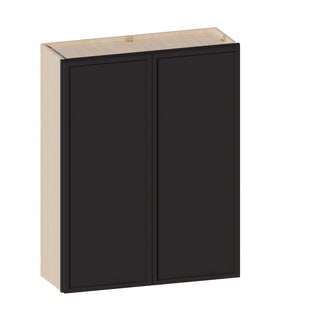Slim Iron Black - 33"W × 42"H Standard Wall Cabinet