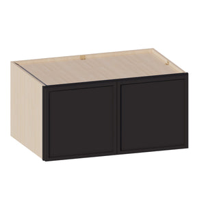 Slim Iron Black - 36"W × 18"H Deep (24") Wall Bridge Cabinet