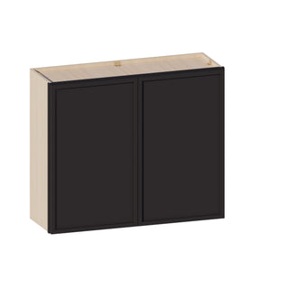 Slim Iron Black - 36"W × 30"H Standard Wall Cabinet