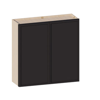 Slim Iron Black - 36"W × 36"H Standard Wall Cabinet