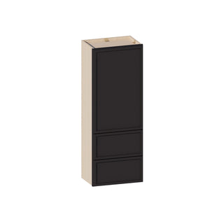 Slim Iron Black - 18"W × 48"H Drawer Wall Cabinet