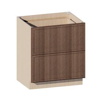 Slim Amber Oak - 30"W Drawer Base Cabinet