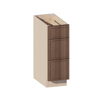 Slim Amber Oak - 12"W Drawer Base Cabinet