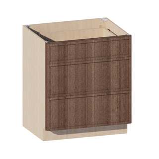 Slim Amber Oak - 30"W Drawer Base Cabinet