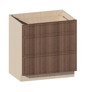 Slim Amber Oak - 33"W Drawer Base Cabinet