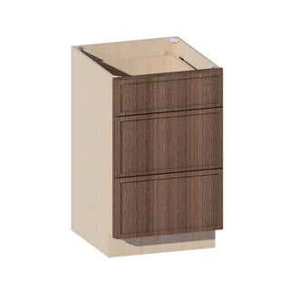 Slim Amber Oak - 21"W Vanity Drawer Base Cabinet