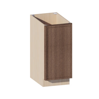 Slim Amber Oak - 15"W Full-Height Door Base Cabinet