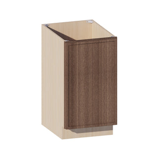 Slim Amber Oak - 18"W Full-Height Door Base Cabinet
