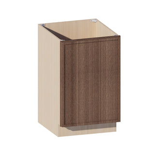 Slim Amber Oak - 21"W Full-Height Door Base Cabinet