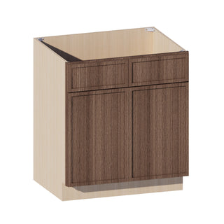 Slim Amber Oak - 30"W Sink Base Cabinet