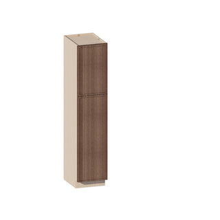 Slim Amber Oak - 18"W × 84"H Tall Pantry Cabinet