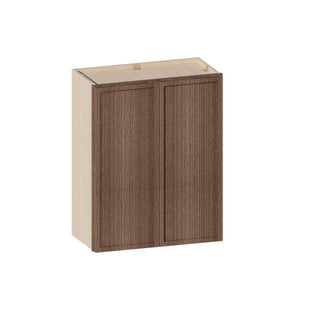 Slim Amber Oak - 24"W × 30"H Standard Wall Cabinet
