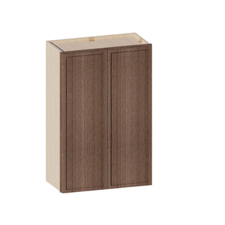 Slim Amber Oak - 24"W × 36"H Standard Wall Cabinet