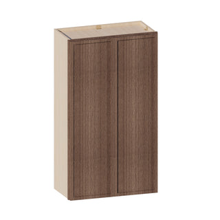 Slim Amber Oak - 24"W × 42"H Standard Wall Cabinet