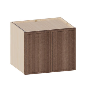 Slim Amber Oak - 30"W × 24"H Deep (24") Wall Bridge Cabinet