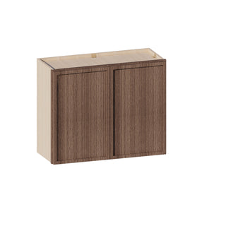 Slim Amber Oak - 30"W × 24"H Standard Wall Cabinet