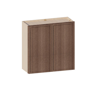 Slim Amber Oak - 30"W × 30"H Standard Wall Cabinet