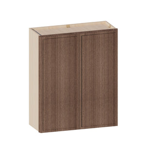 Slim Amber Oak - 30"W × 36"H Standard Wall Cabinet