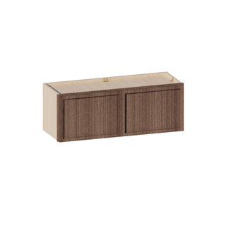 Slim Amber Oak - 33"W × 12"H Standard Wall Cabinet